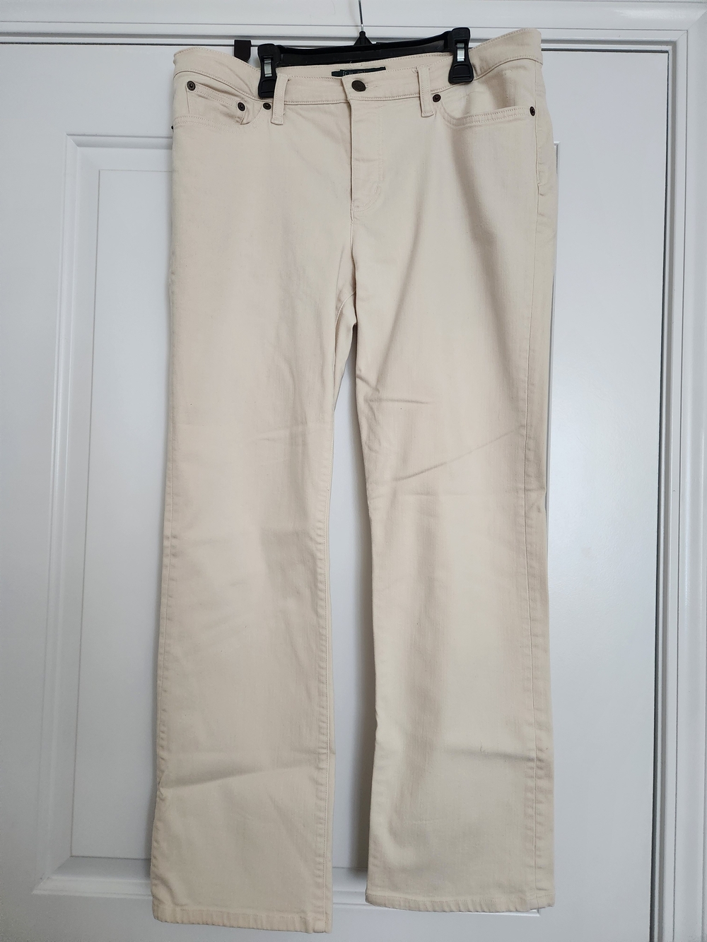 Ralph Lauren Cream Classic Jeans